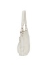 Gancio Shoulder Bag, &pound;140, Handbags, White, Leather, Bottom view